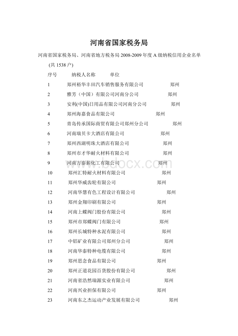 河南省国家税务局.docx_第1页