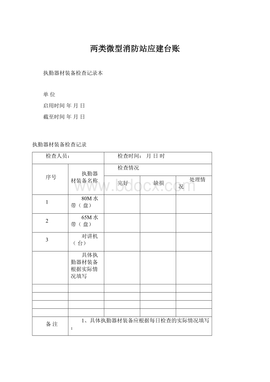 两类微型消防站应建台账.docx_第1页