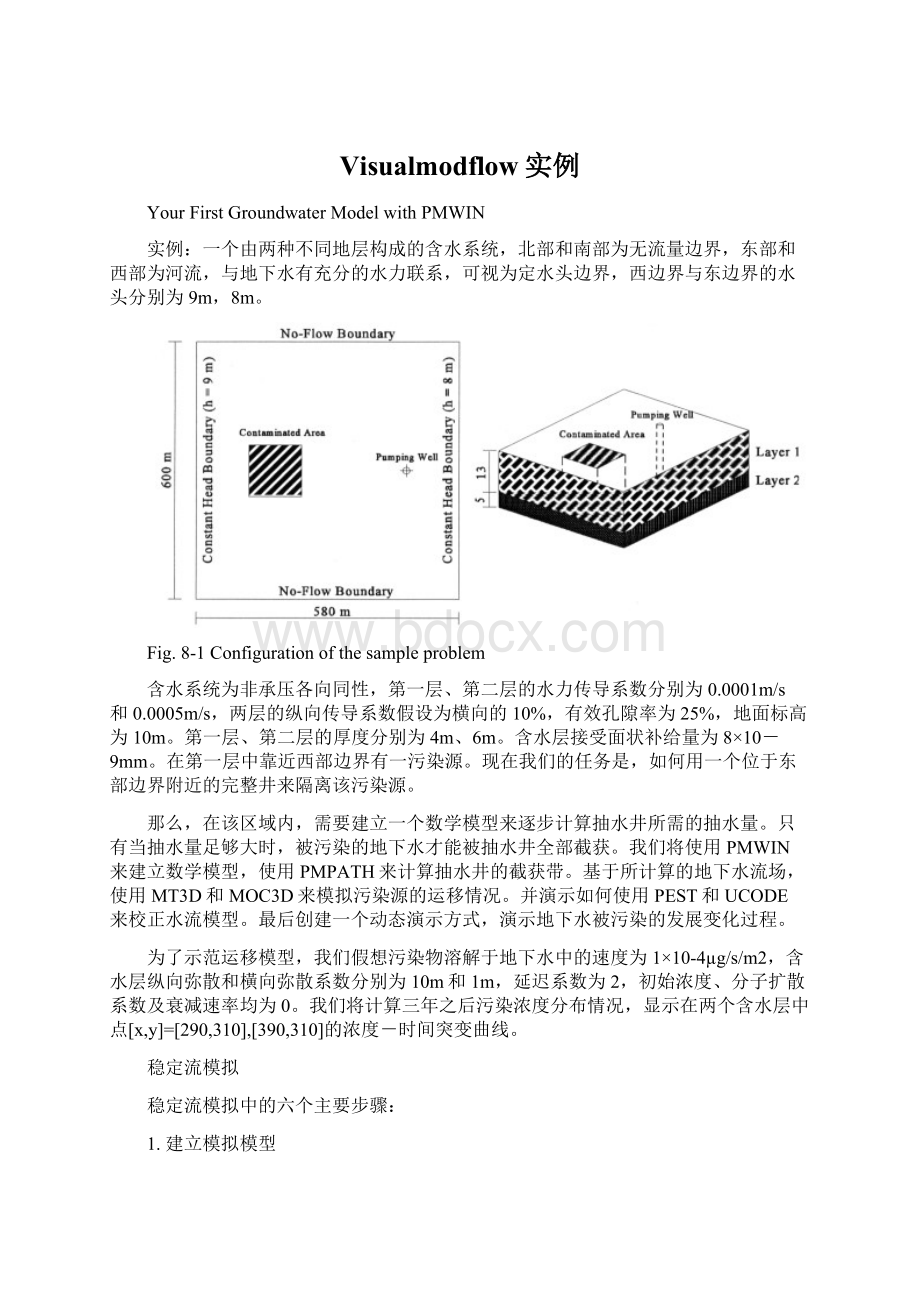 Visualmodflow实例Word下载.docx