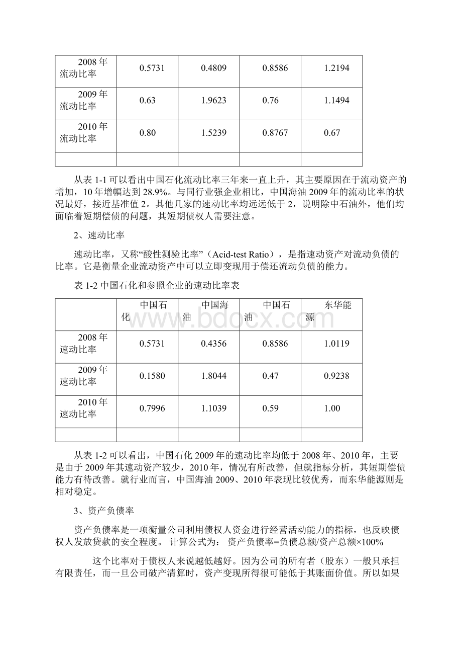 中国石化财务分析.docx_第3页