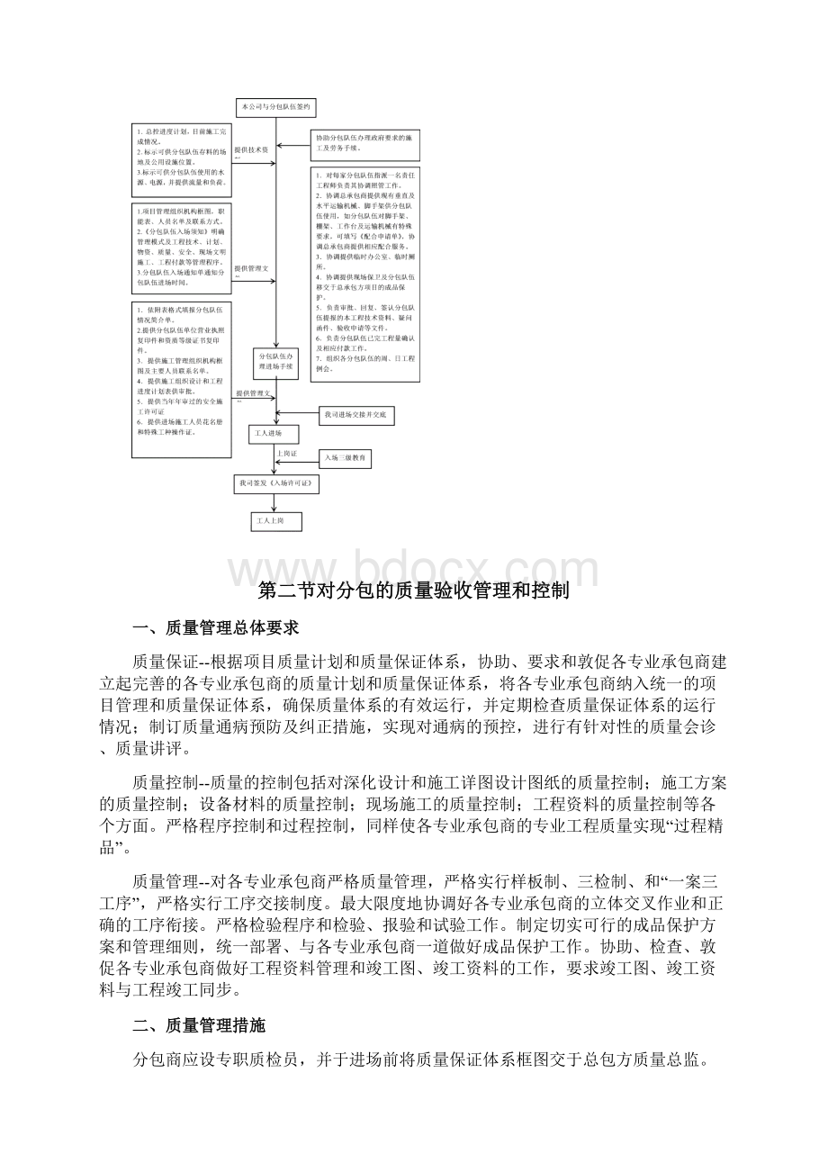 7A版对专业分包工程的配合协调管理和服务措施Word文档格式.docx_第3页