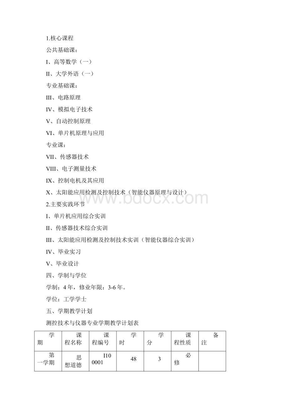 19测控技术与仪器专业.docx_第2页