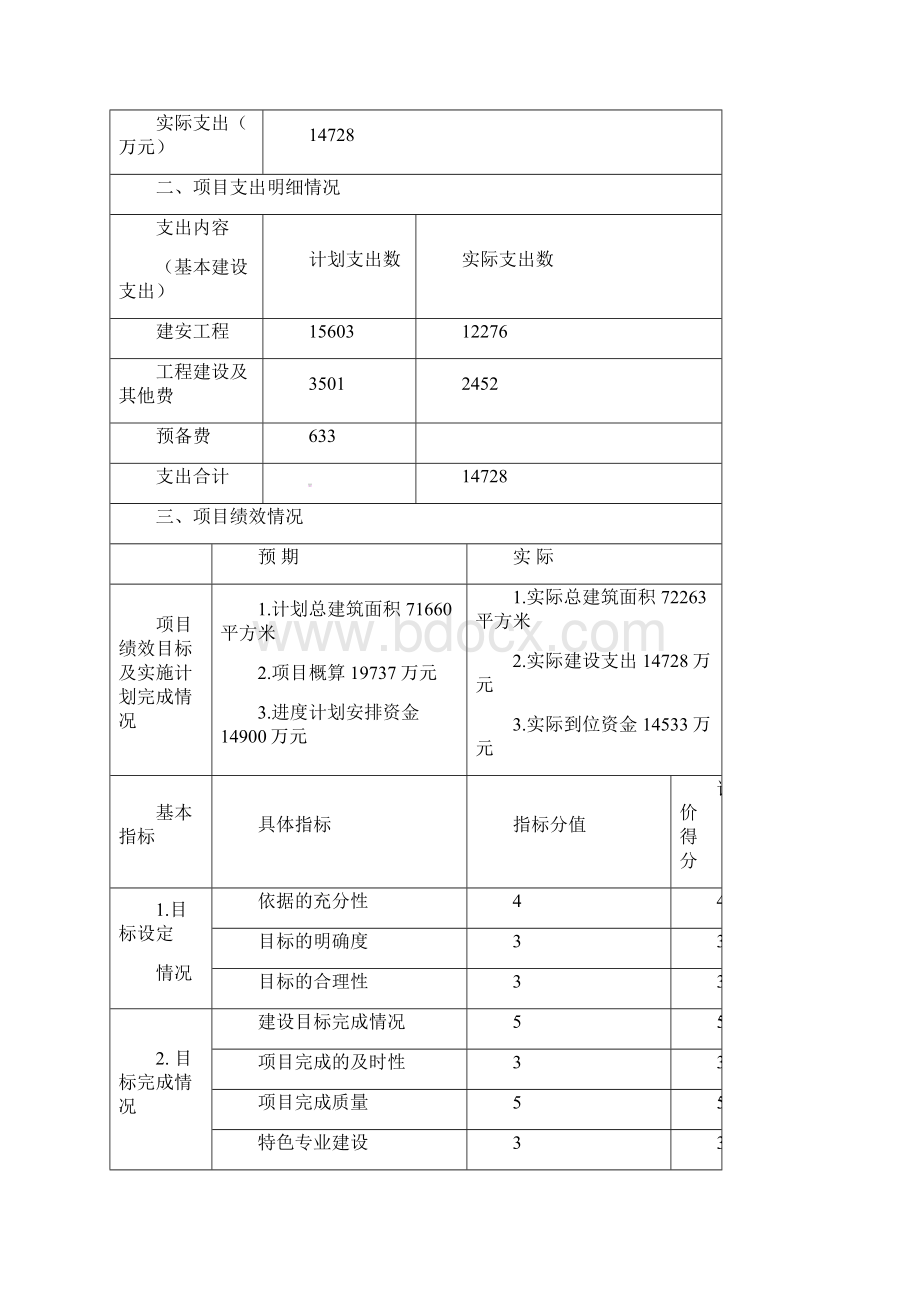 项目绩效评价报告模板1Word格式.docx_第2页