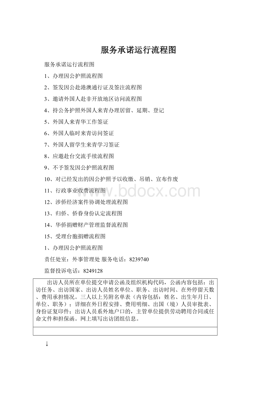 服务承诺运行流程图Word文档格式.docx_第1页