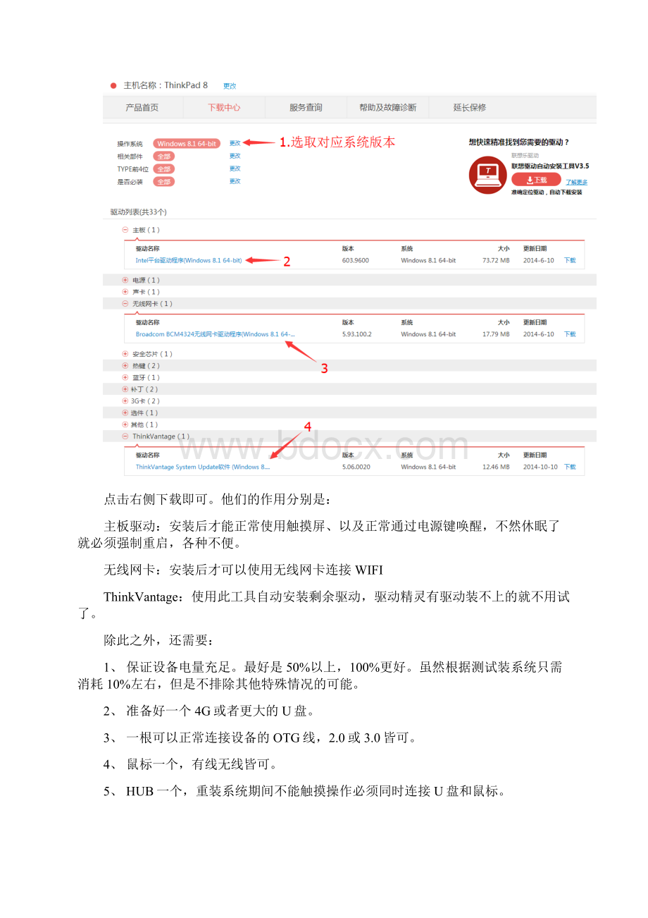 ThinkPad8重装系统的参考文档第一次修正 1.docx_第3页