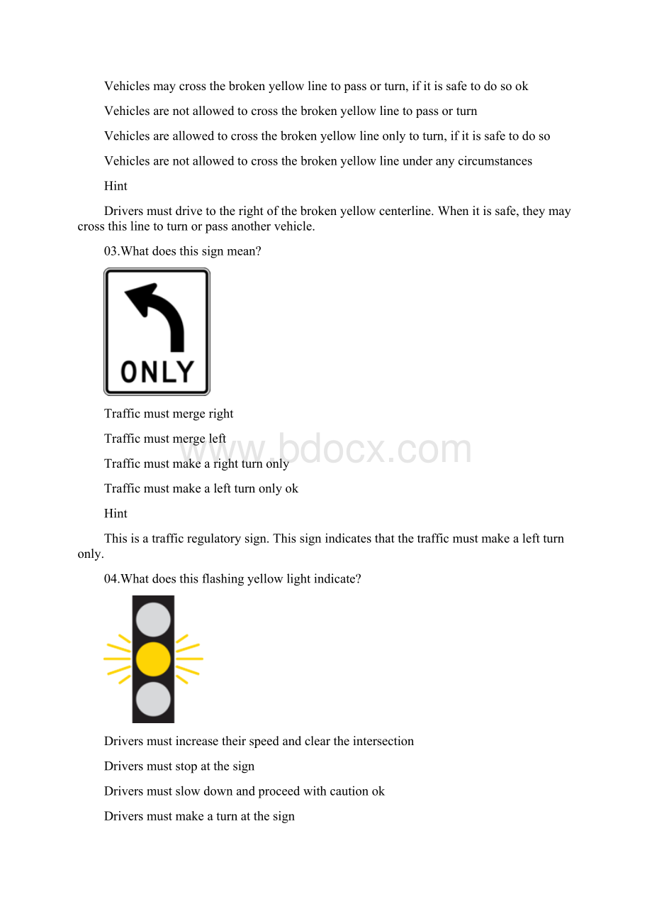 新泽西NJ驾照模拟试题road signs practice testWord下载.docx_第2页