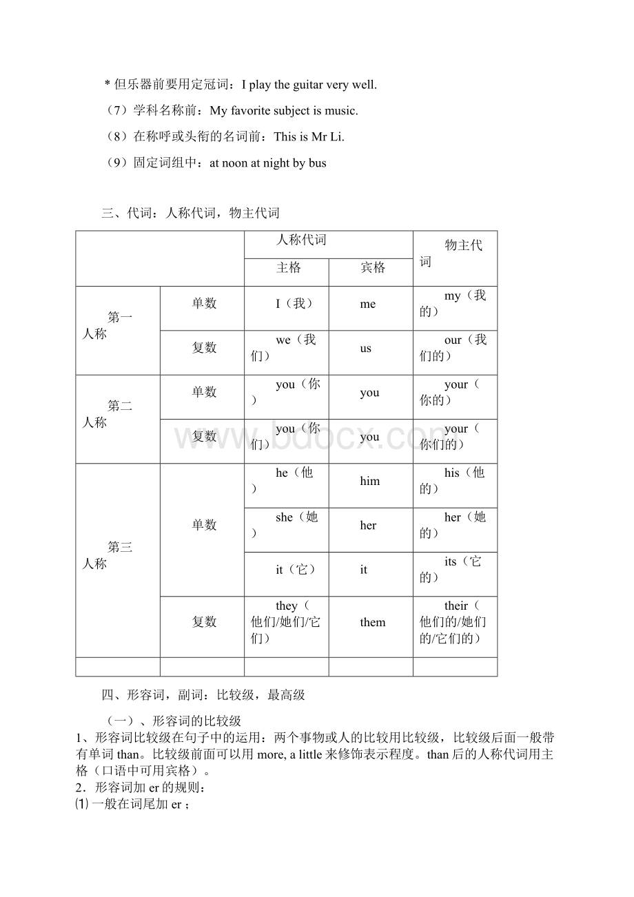 超详细的小升初英语必考知识点汇总.docx_第3页