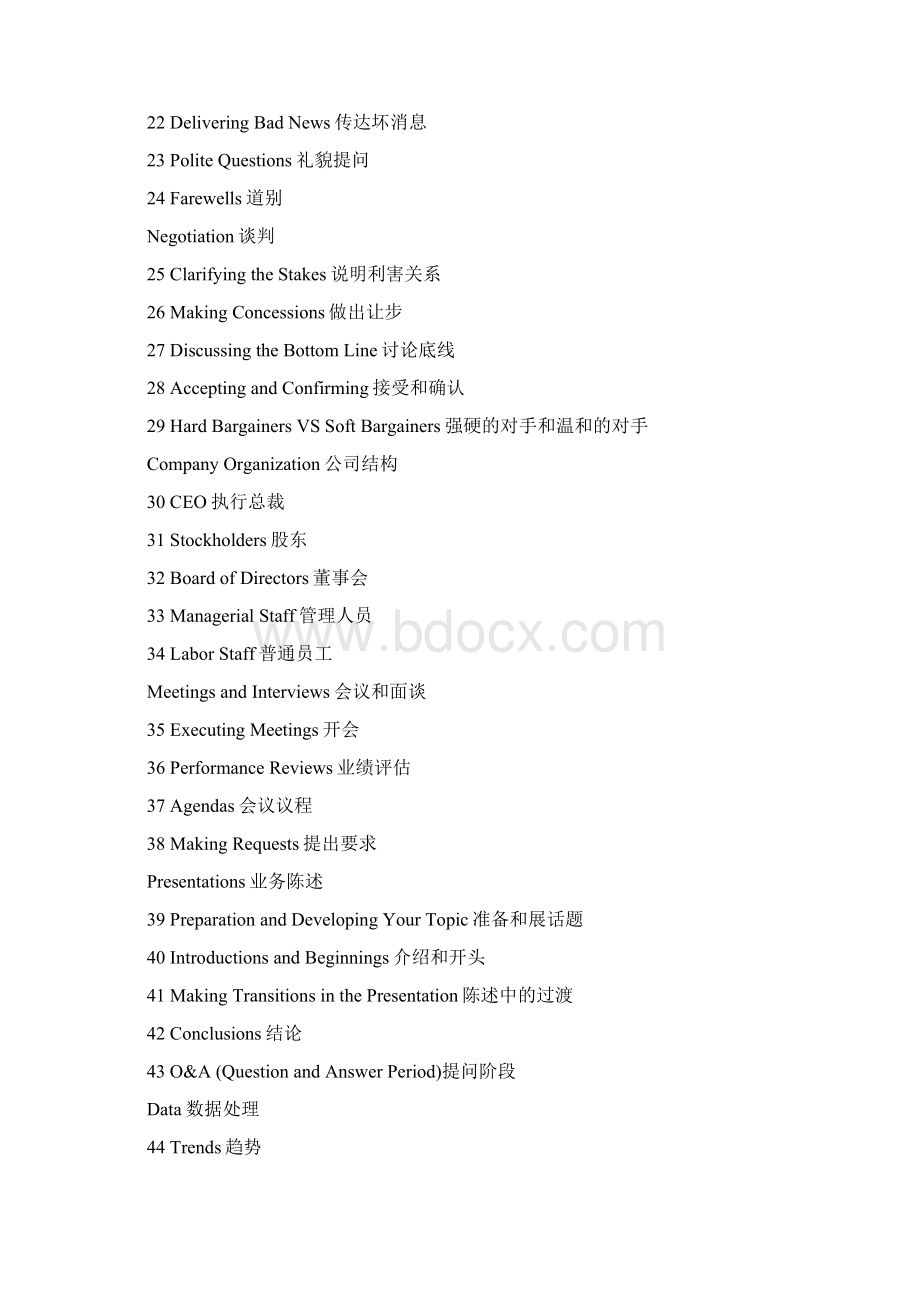 完整版商务英语情景对话100主题Word格式.docx_第2页