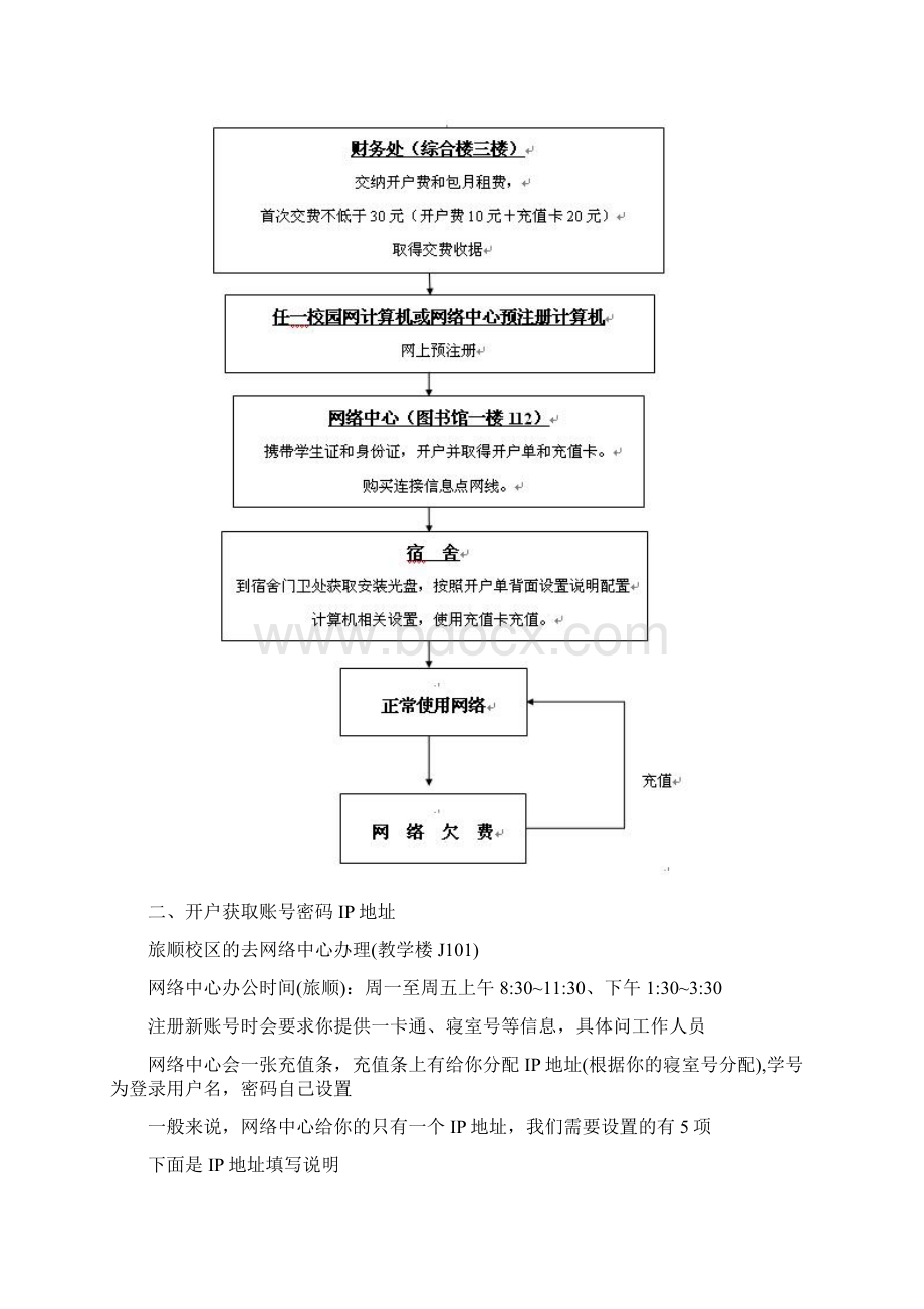 大连交通大学校园网使用流程Word格式.docx_第2页