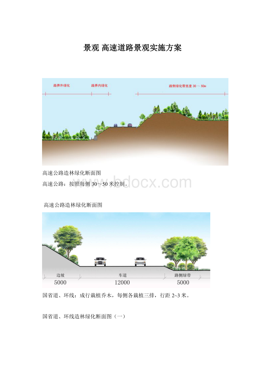 景观 高速道路景观实施方案.docx