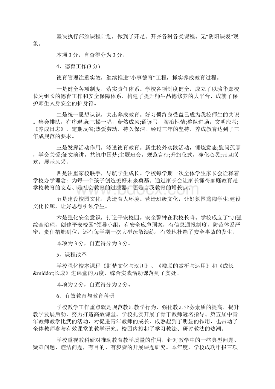 工作自查报告范文4篇.docx_第2页