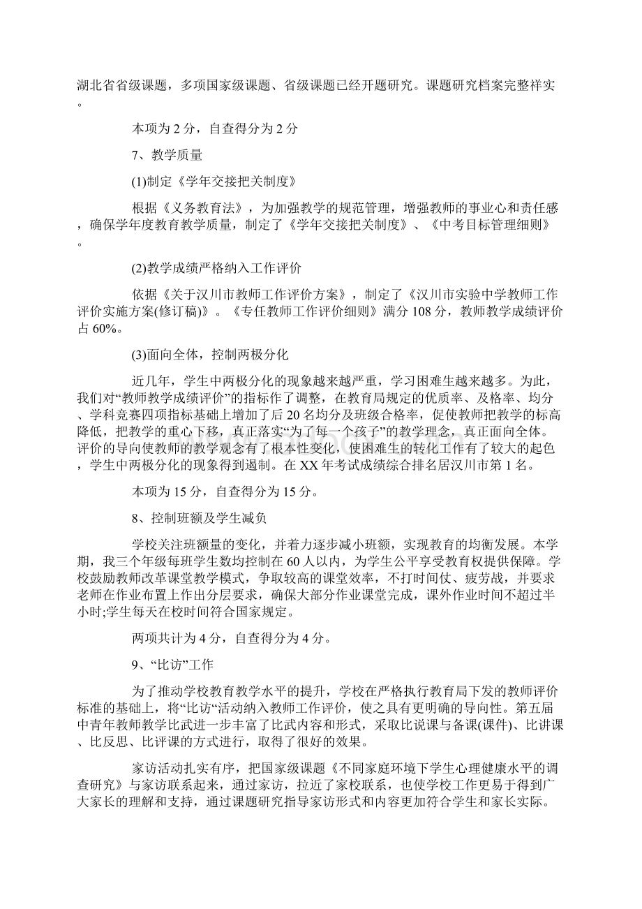 工作自查报告范文4篇.docx_第3页