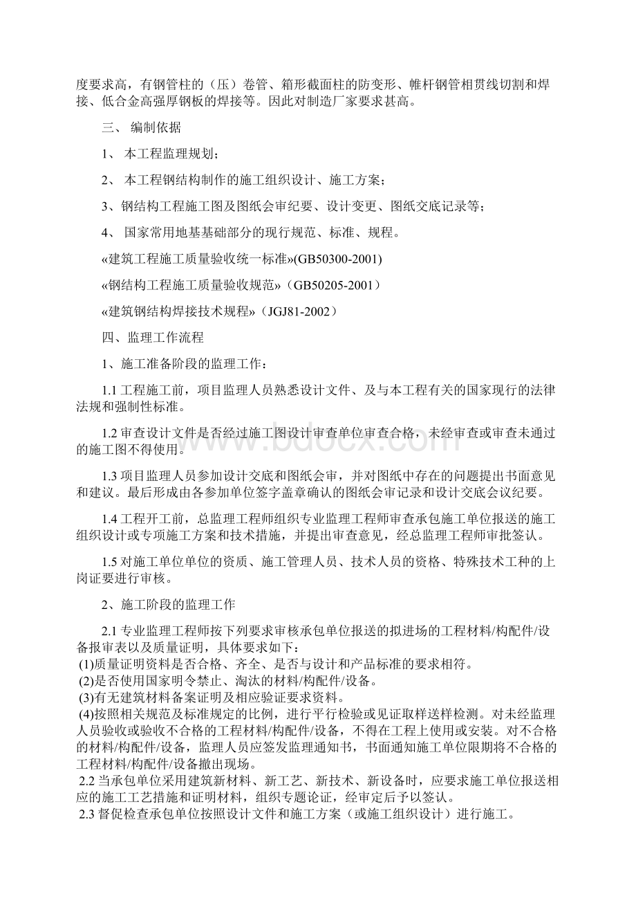 交通银行江苏省分行新营业办公大楼钢结构监理细则.docx_第2页