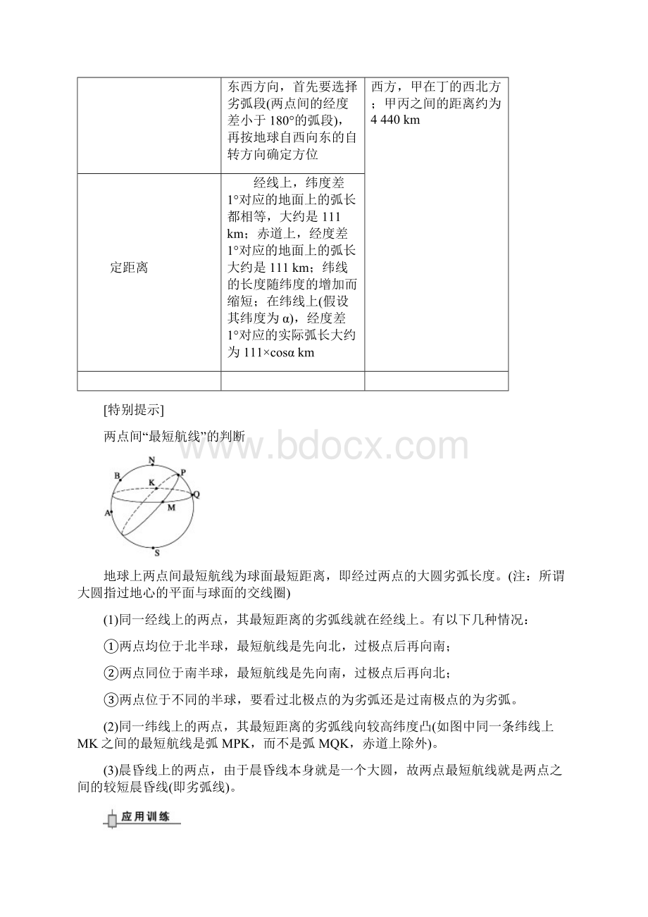 word版版高考地理第二轮专题复习 学案3 地球仪地图与3S技术的应用Word文档下载推荐.docx_第3页