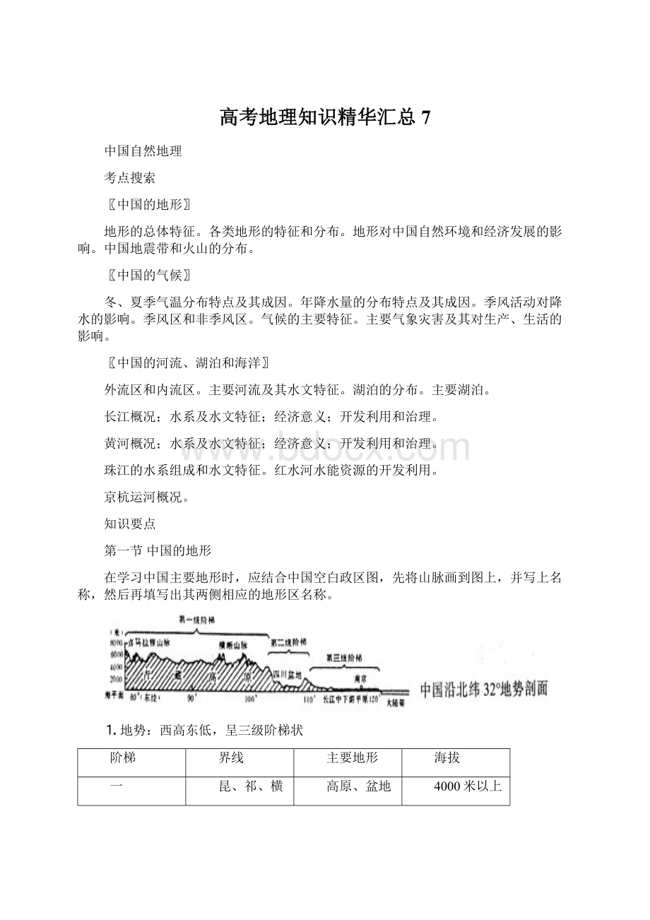 高考地理知识精华汇总7.docx_第1页