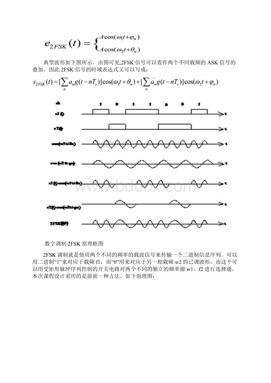 基于MATLAB的2FSK调制及仿真Word格式.docx_第3页