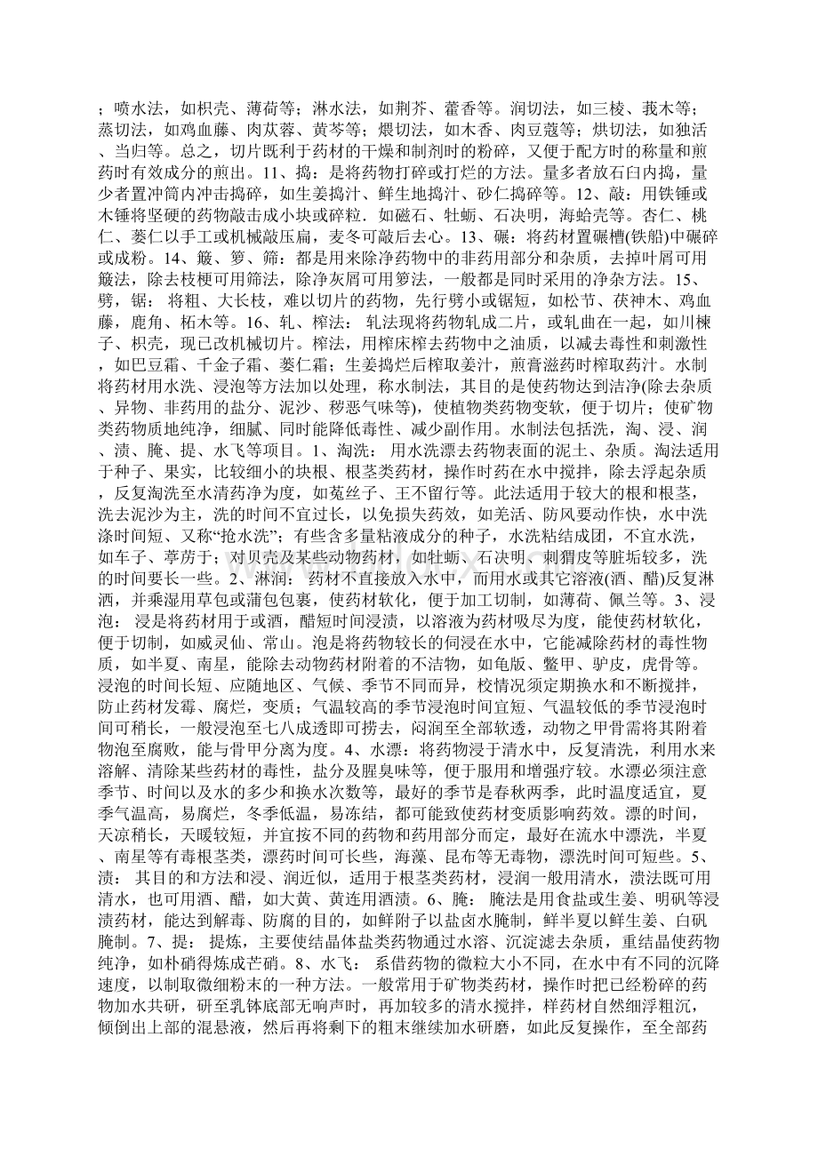 中药炮制21种方法你知道几种Word文件下载.docx_第2页