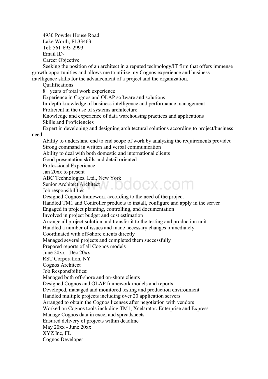 英文个人求职简历最新范文.docx_第2页