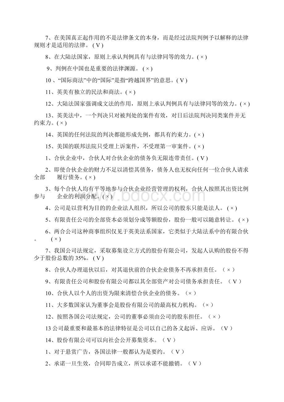 国际商法习题Word格式文档下载.docx_第2页