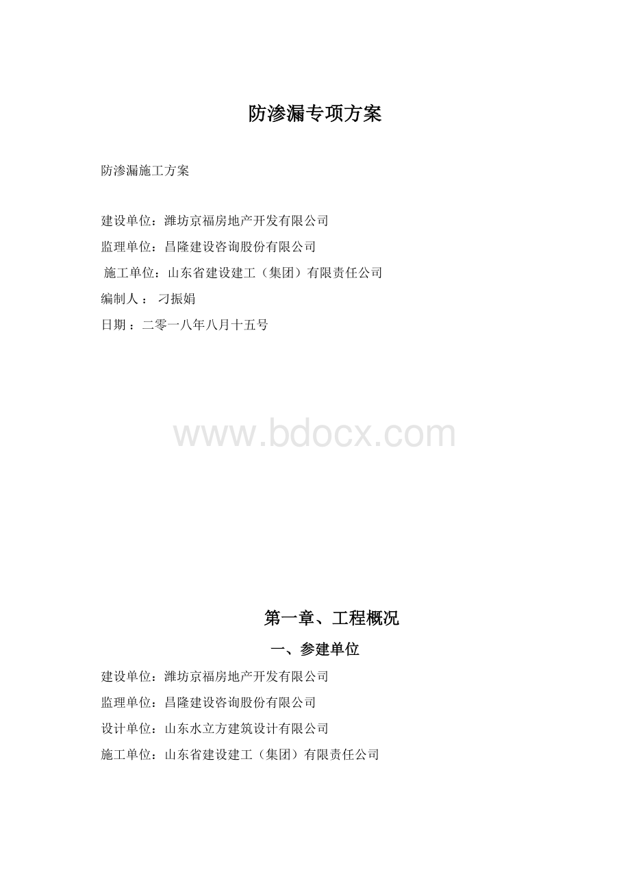 防渗漏专项方案.docx_第1页