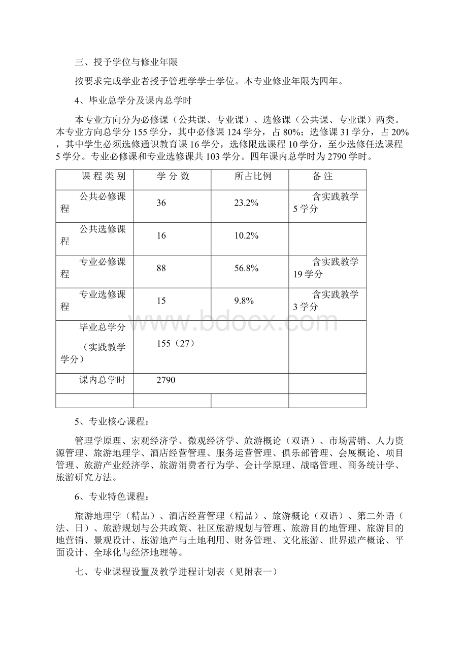 中山大学培养实施方案之旅游学院旅游管理专业.docx_第2页