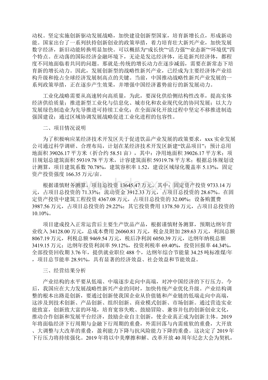 饮品项目经营分析报告项目总结分析.docx_第2页