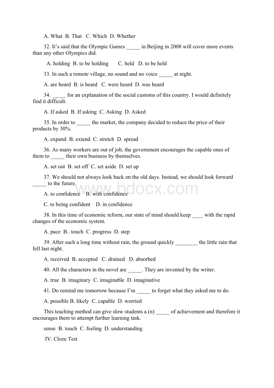 牛津高一第二学期综合练习Word文件下载.docx_第2页