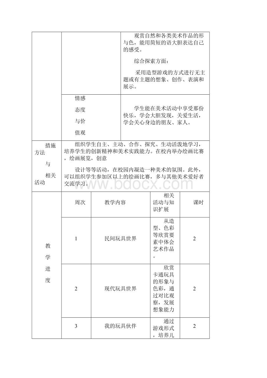 二年级美术上册 全册教案 岭南版.docx_第3页