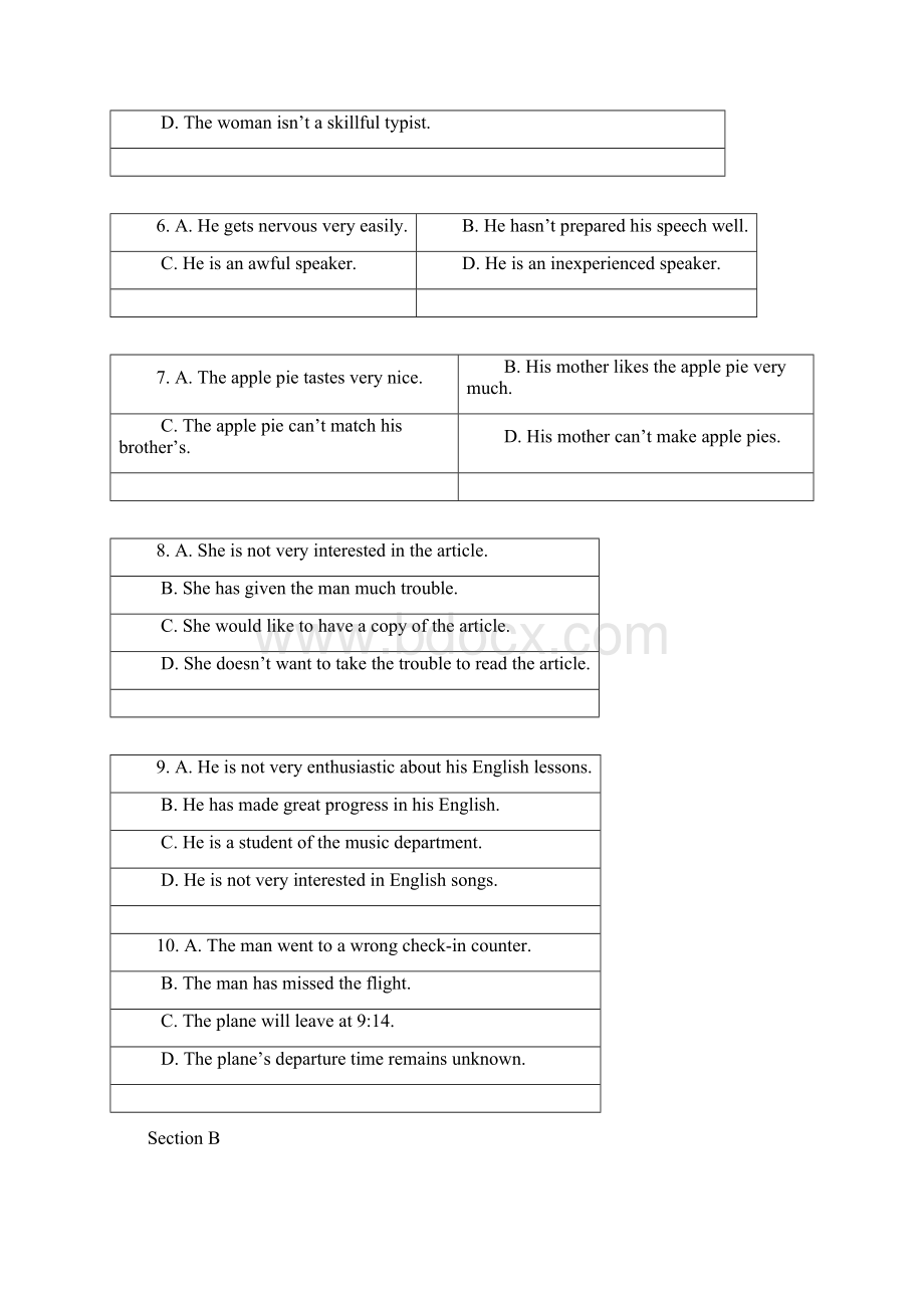 上海静安区高三一模英语试题及答案Word格式.docx_第2页