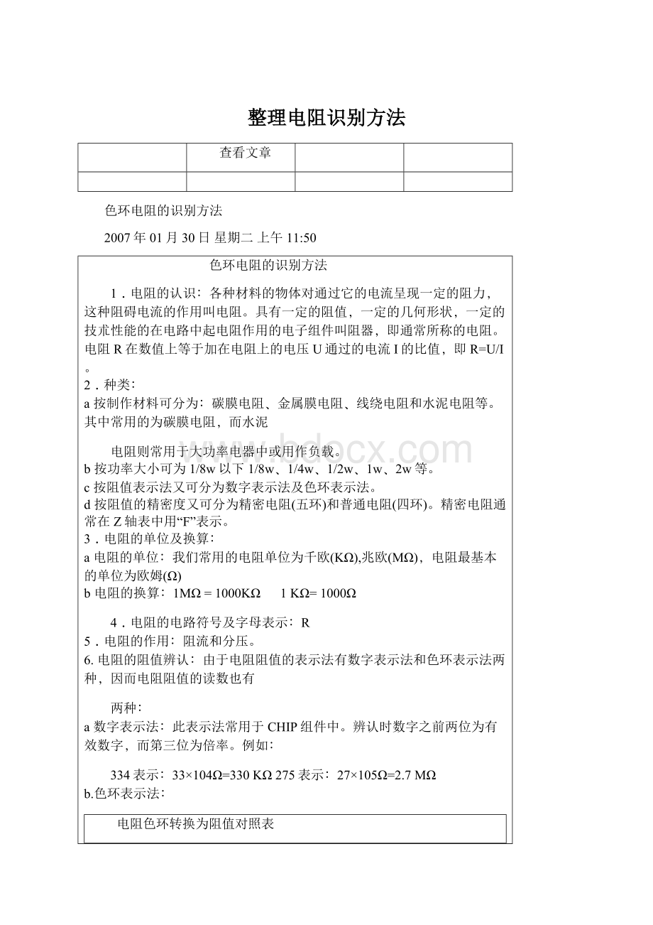 整理电阻识别方法.docx_第1页