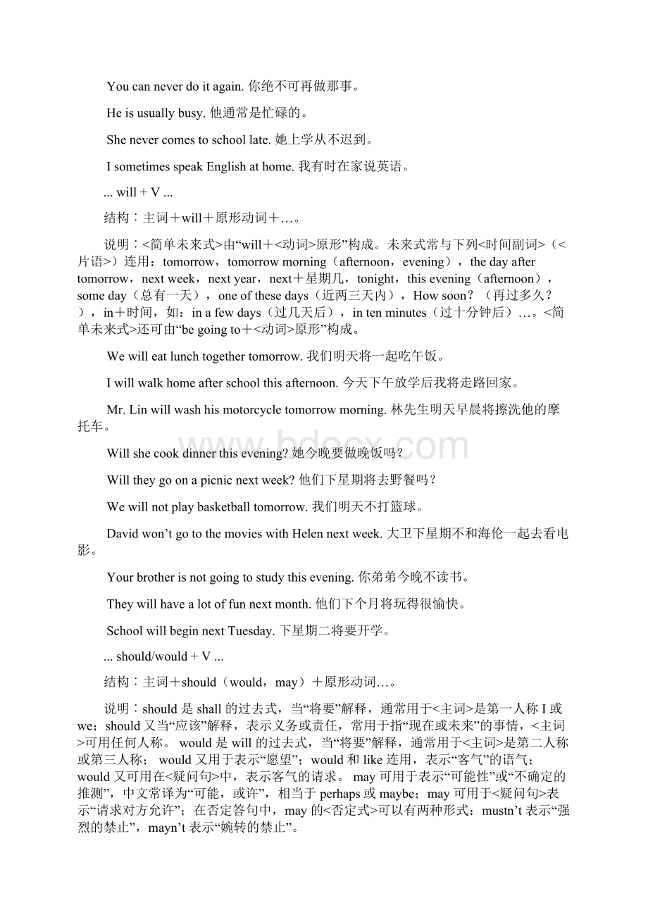 中考英语句型精讲含助动词之句型.docx_第2页