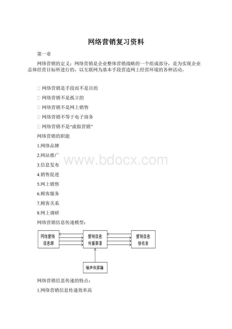 网络营销复习资料Word格式.docx