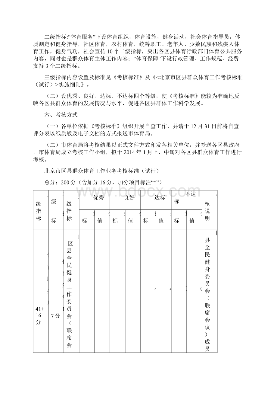 北京市区县群众体育业务考核工作方案Word文件下载.docx_第2页