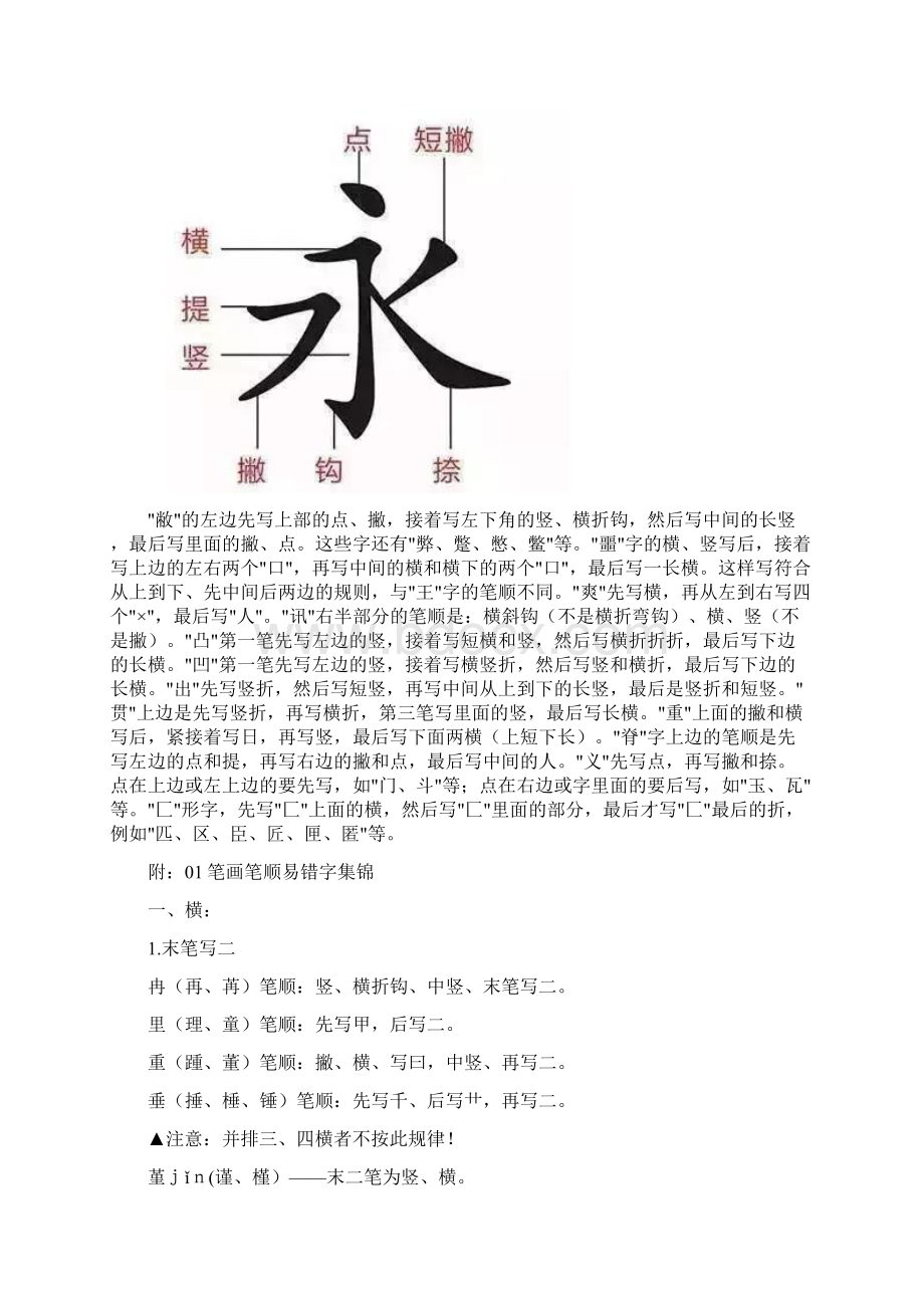 精小学语文笔顺规则详解.docx_第2页