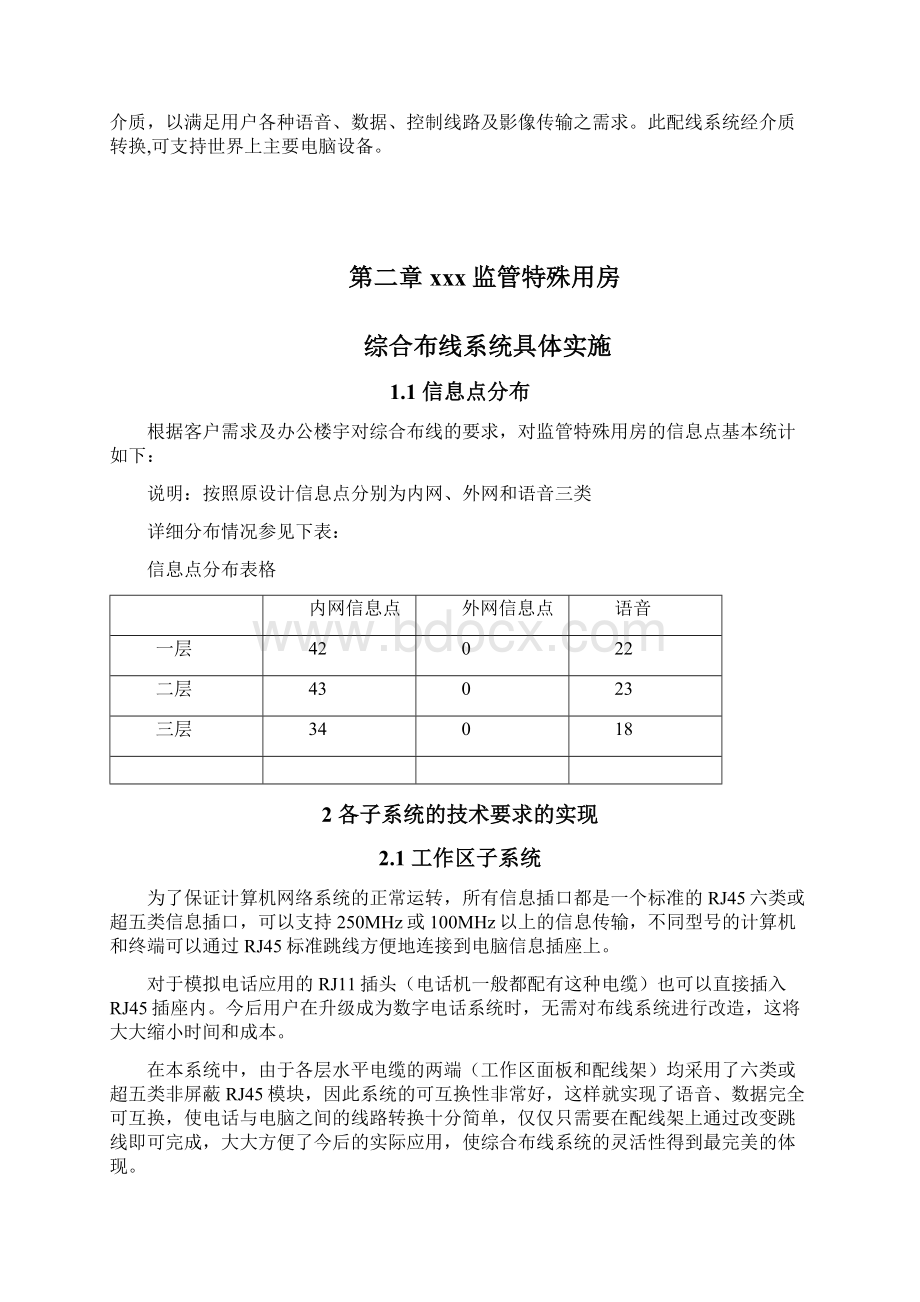 综合布线系统设计及施工方案.docx_第3页