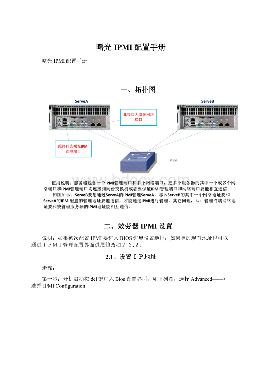 曙光IPMI配置手册.docx_第1页