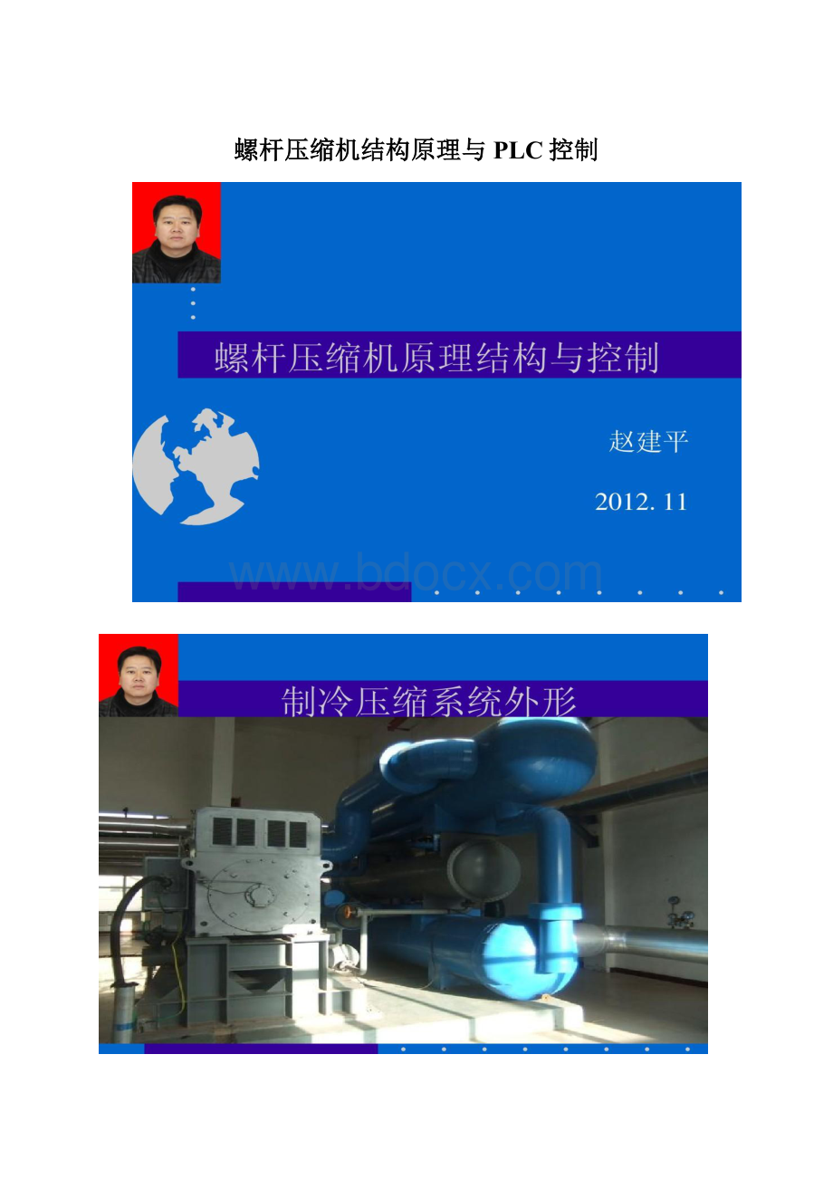 螺杆压缩机结构原理与PLC控制Word文档格式.docx
