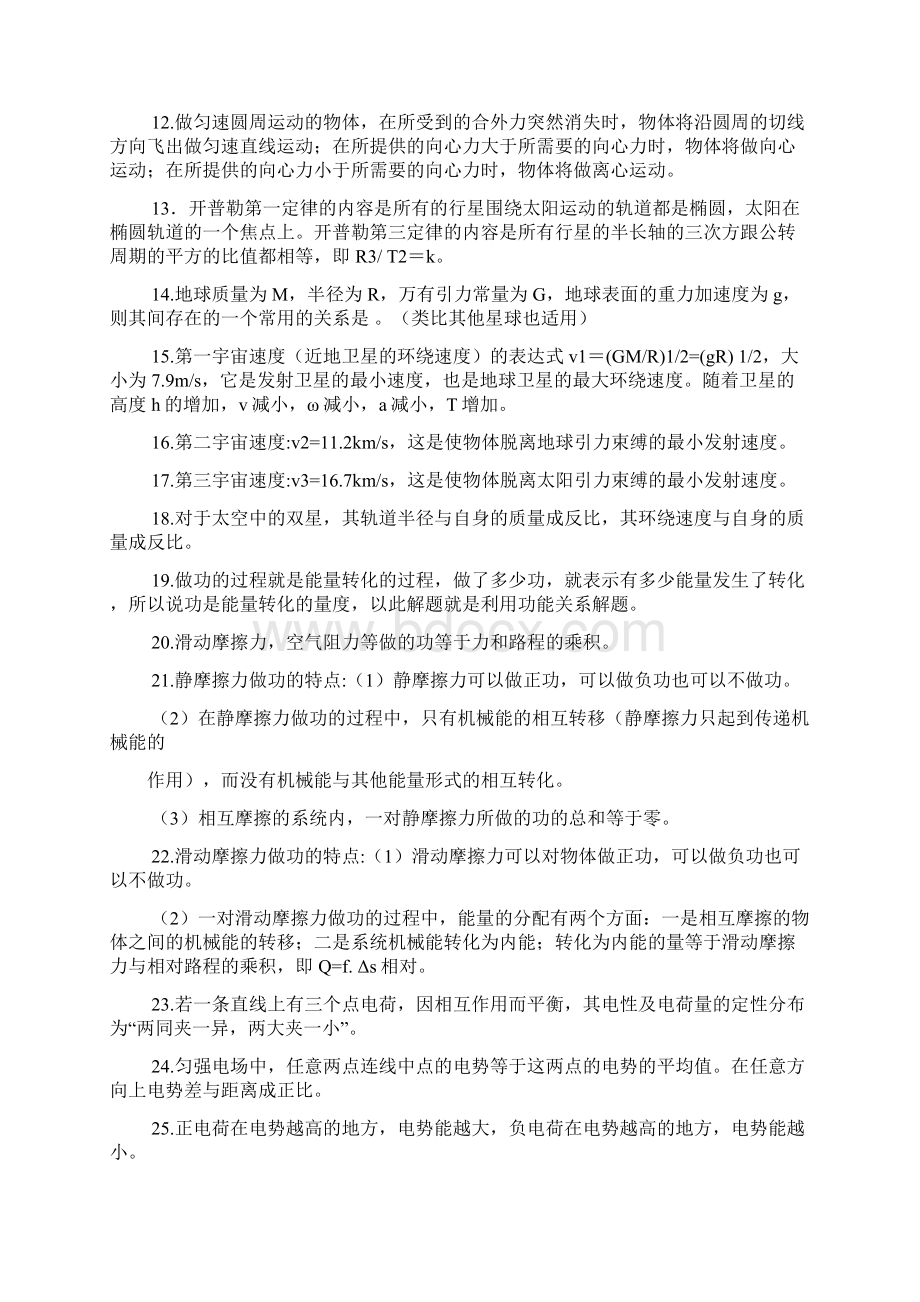 高中物理常用解题结论.docx_第2页