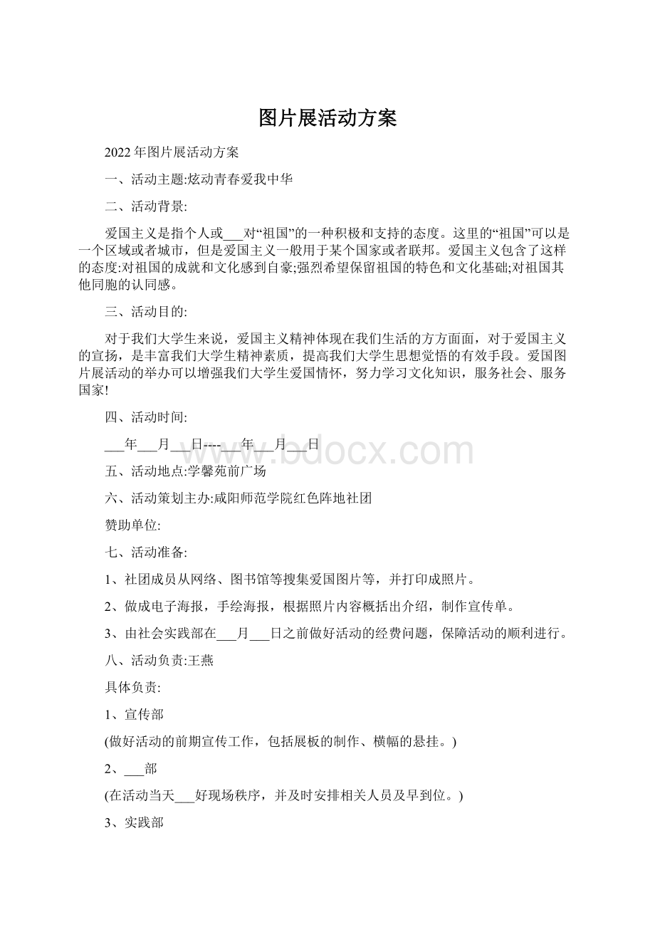 图片展活动方案文档格式.docx