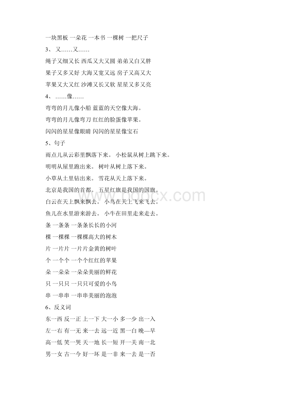 部编本一年级语文下册专项复习最新整理修正版文档格式.docx_第3页