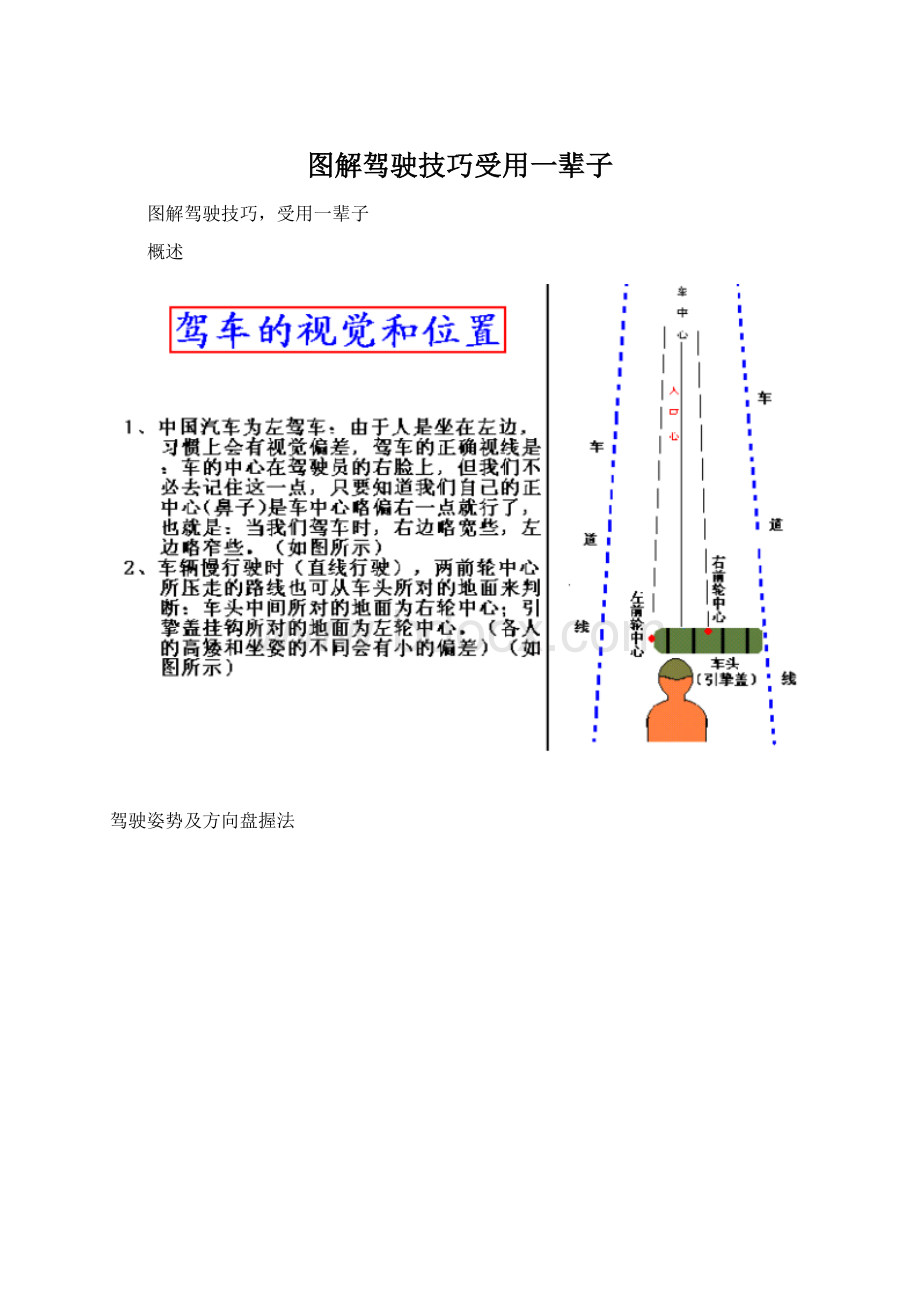 图解驾驶技巧受用一辈子Word文档下载推荐.docx_第1页