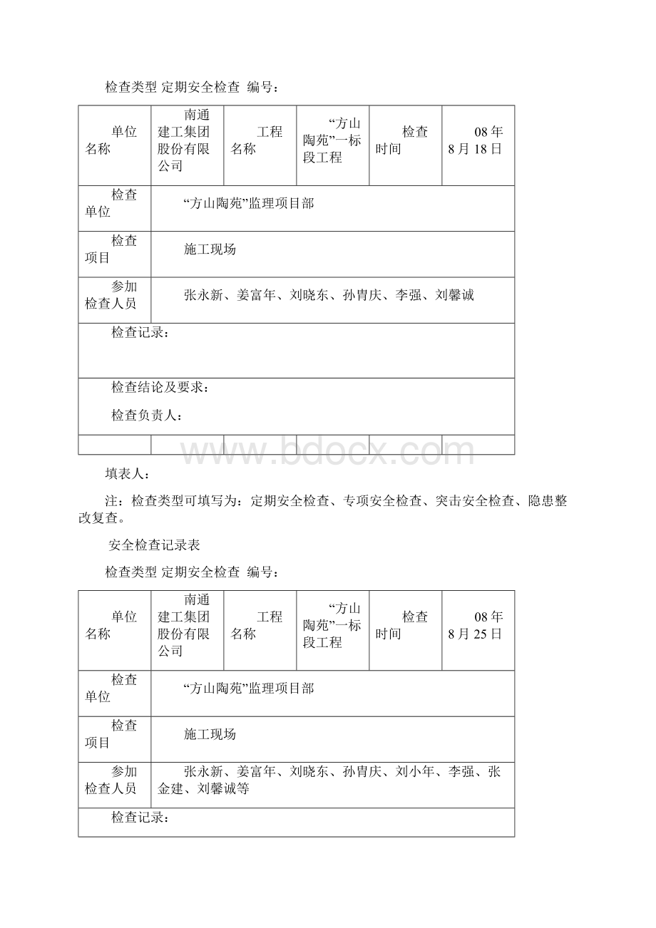 三安全检查记录表1文档格式.docx_第2页