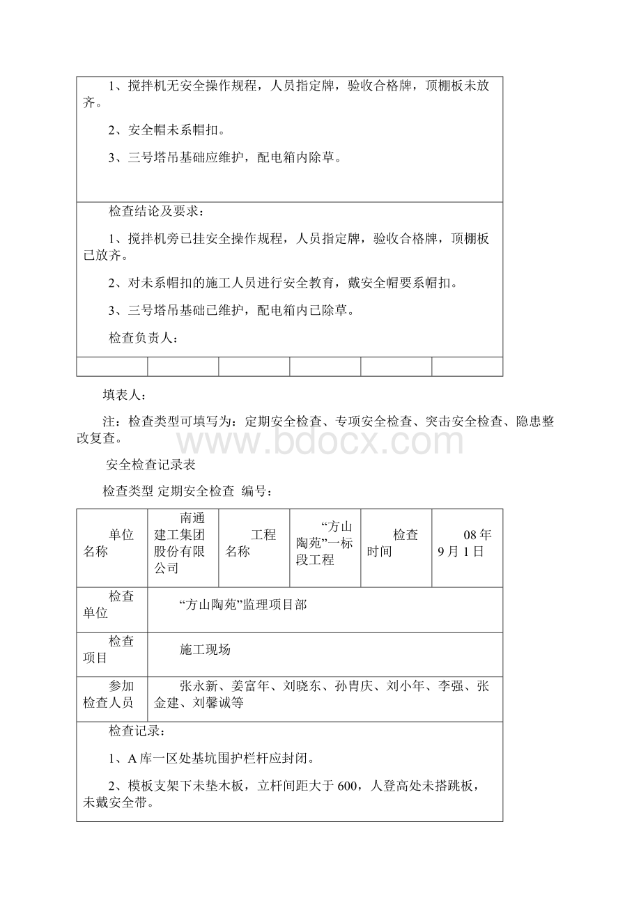 三安全检查记录表1文档格式.docx_第3页