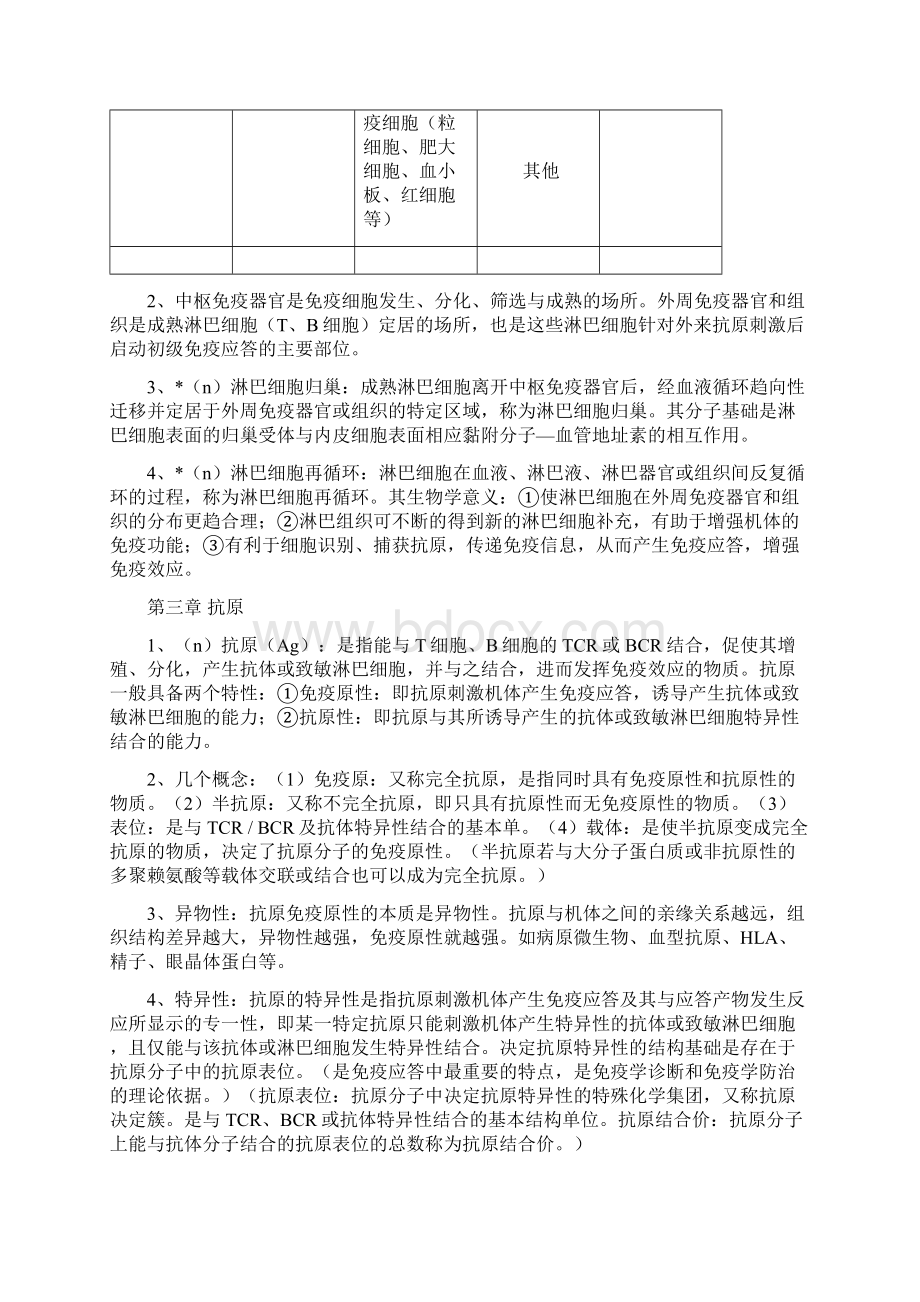 医学免疫学 重点总结Word文档下载推荐.docx_第2页