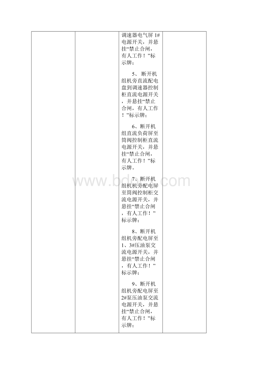 发电机调速器系统C级检修标准化作业指导书文档格式.docx_第3页