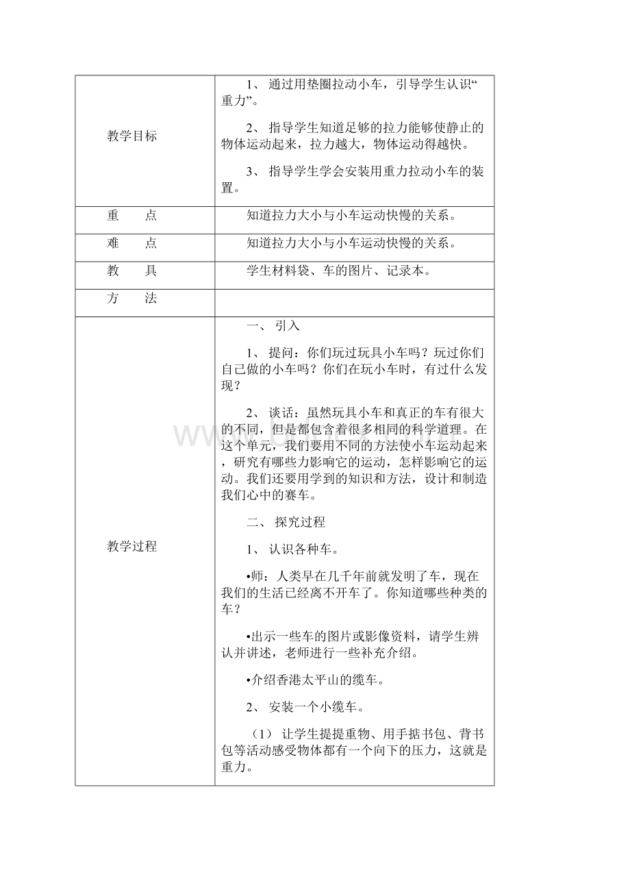 五年级下册全册科学教案Word格式文档下载.docx_第3页