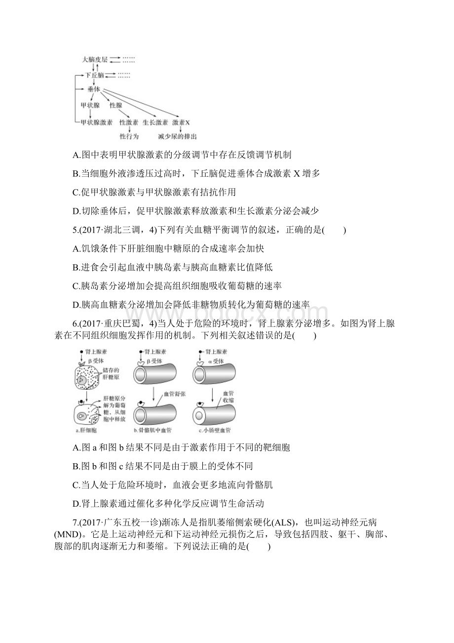 届高考生物一轮复习模块检测卷三.docx_第2页