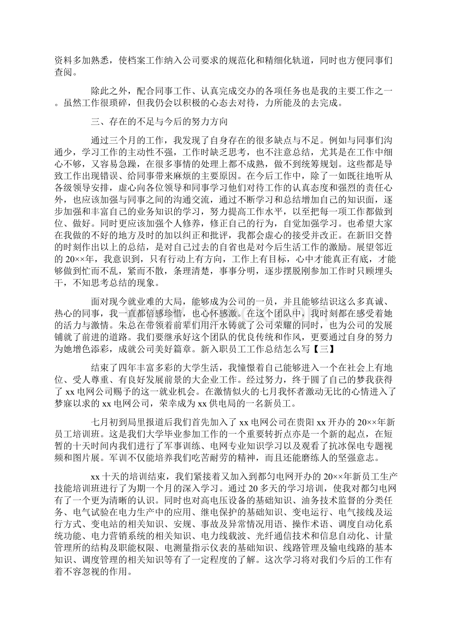 新入职员工工作总结怎么写思想意识的转变与提升Word文档格式.docx_第3页