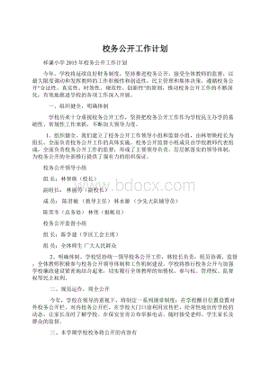 校务公开工作计划.docx