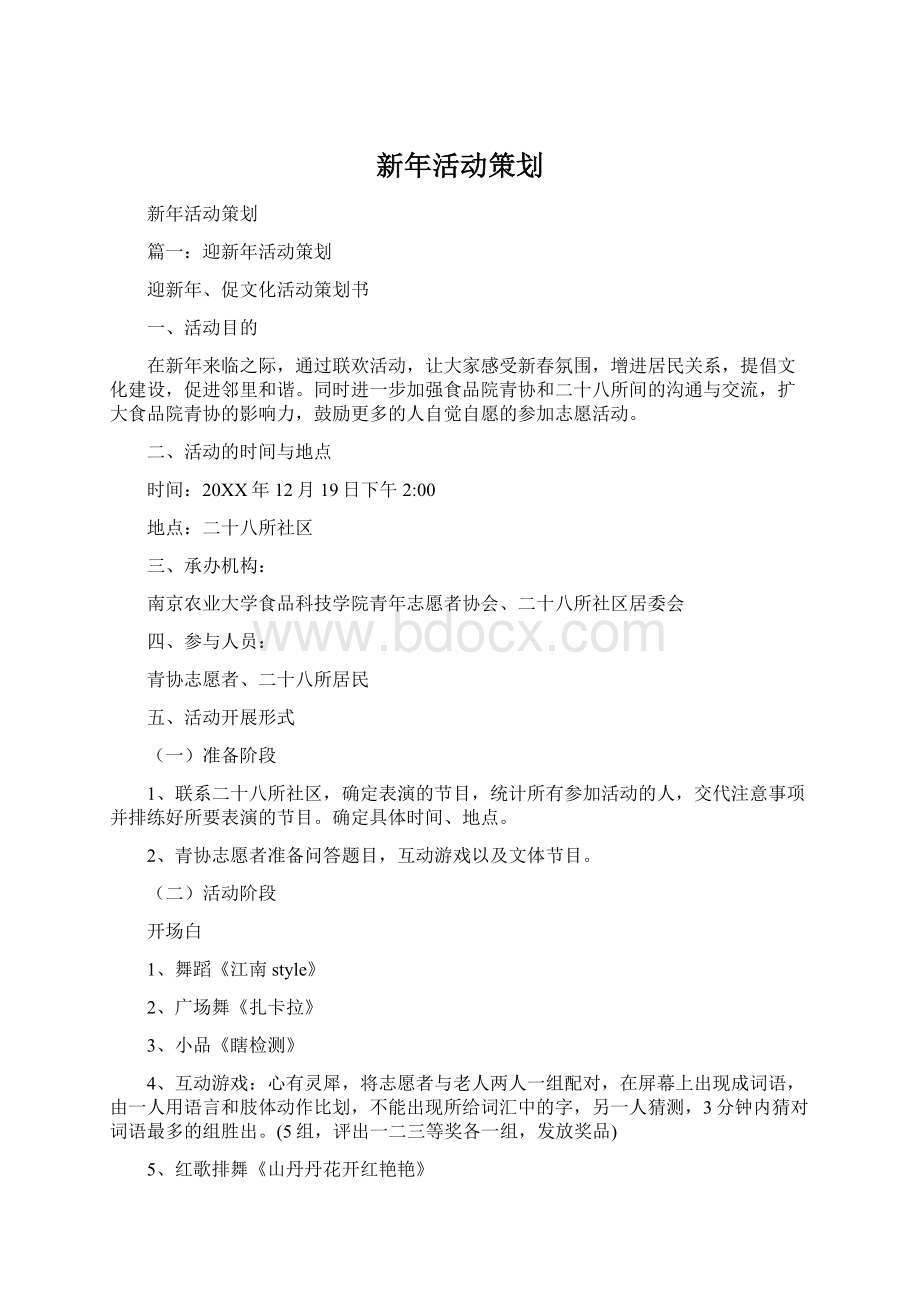 新年活动策划Word文件下载.docx